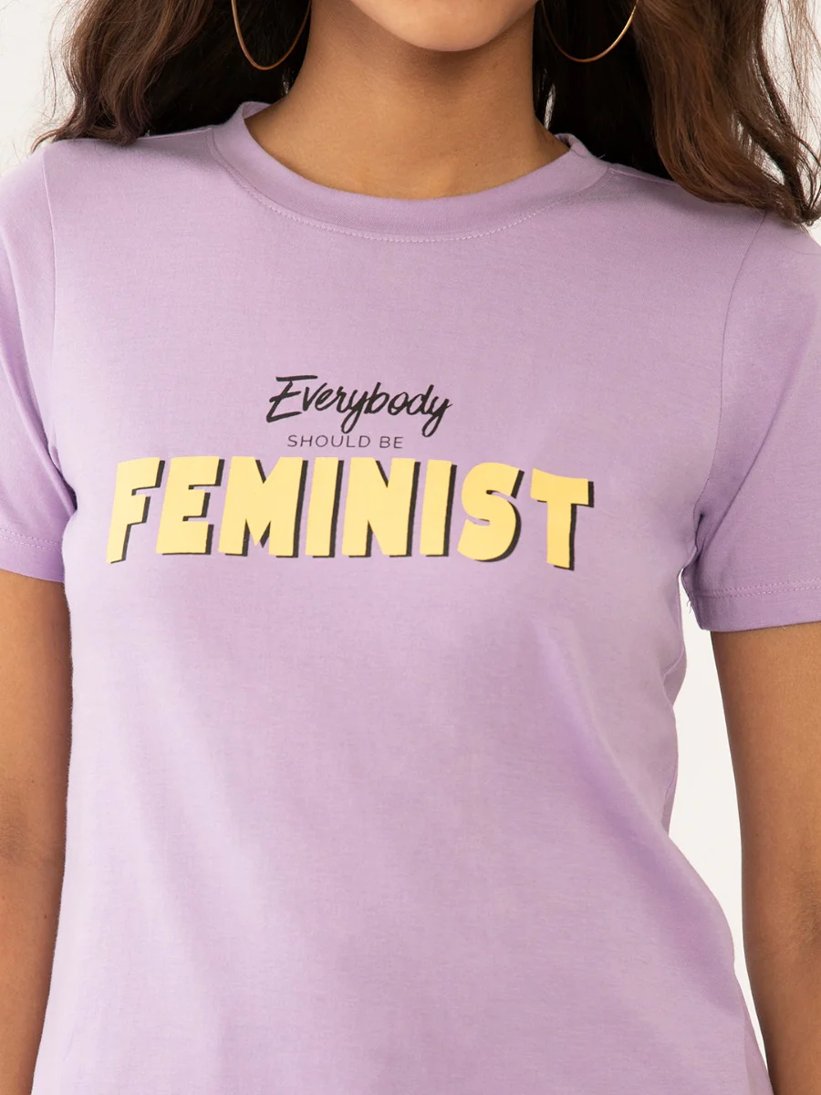Purple Printed T-Shirt - Image 6
