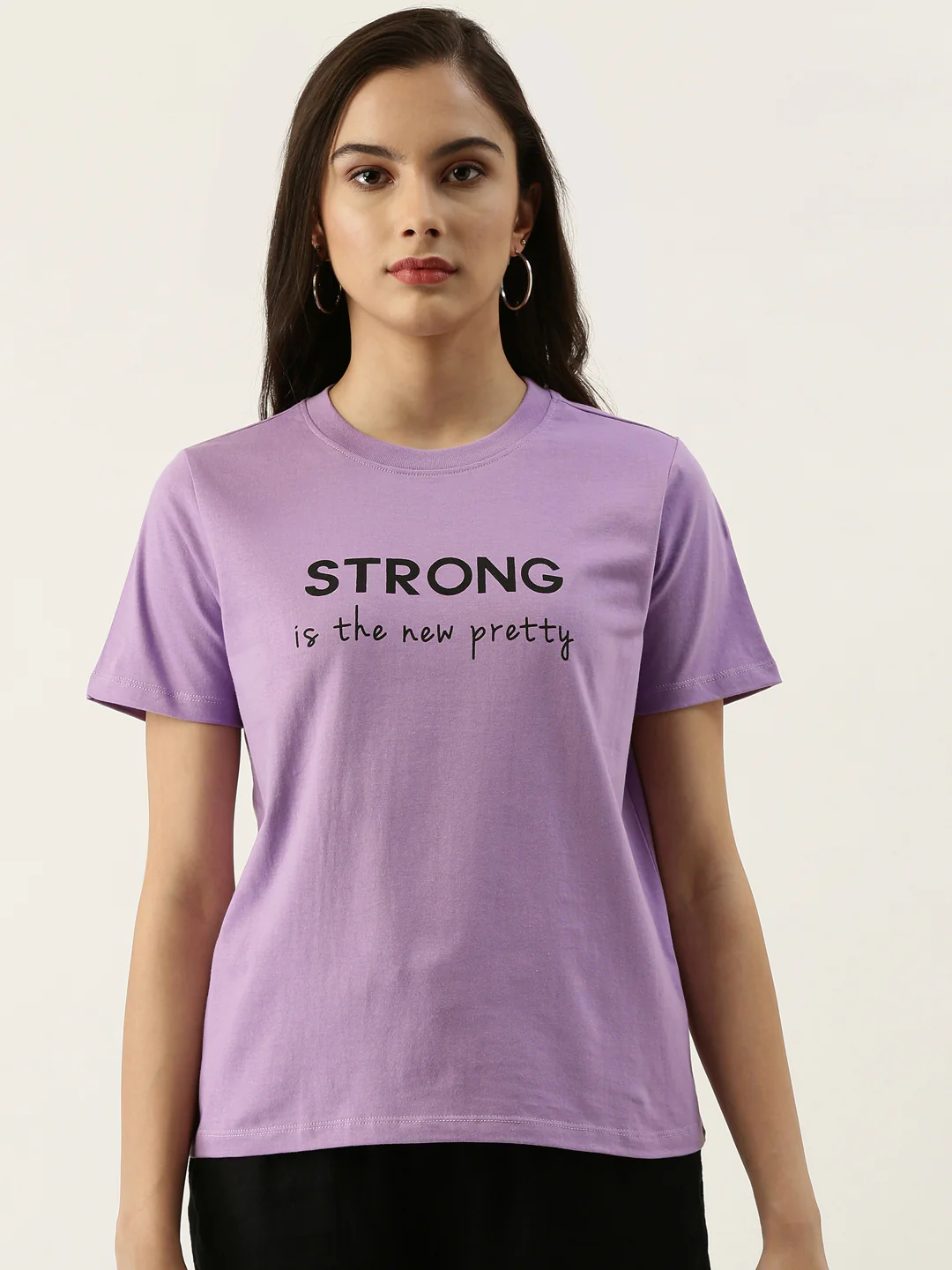 Purple Printed T-Shirt