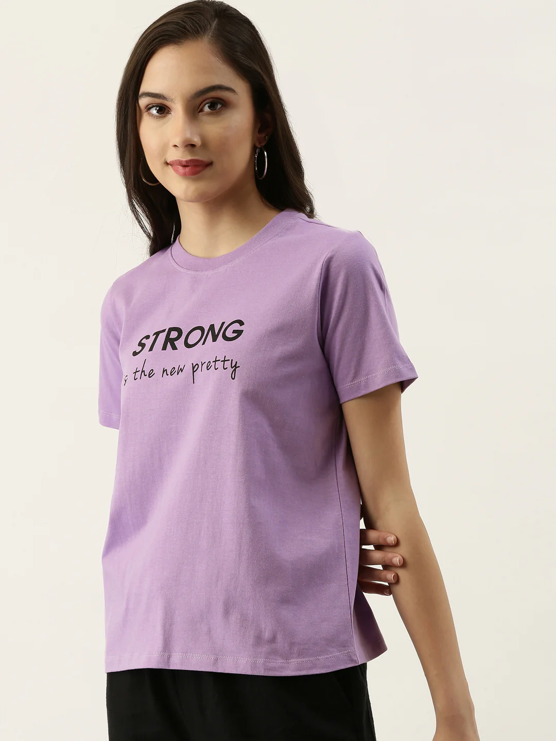 Purple Printed T-Shirt - Image 2