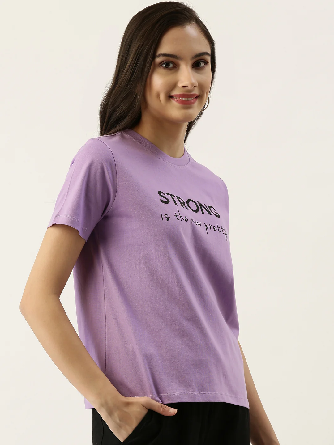 Purple Printed T-Shirt - Image 3