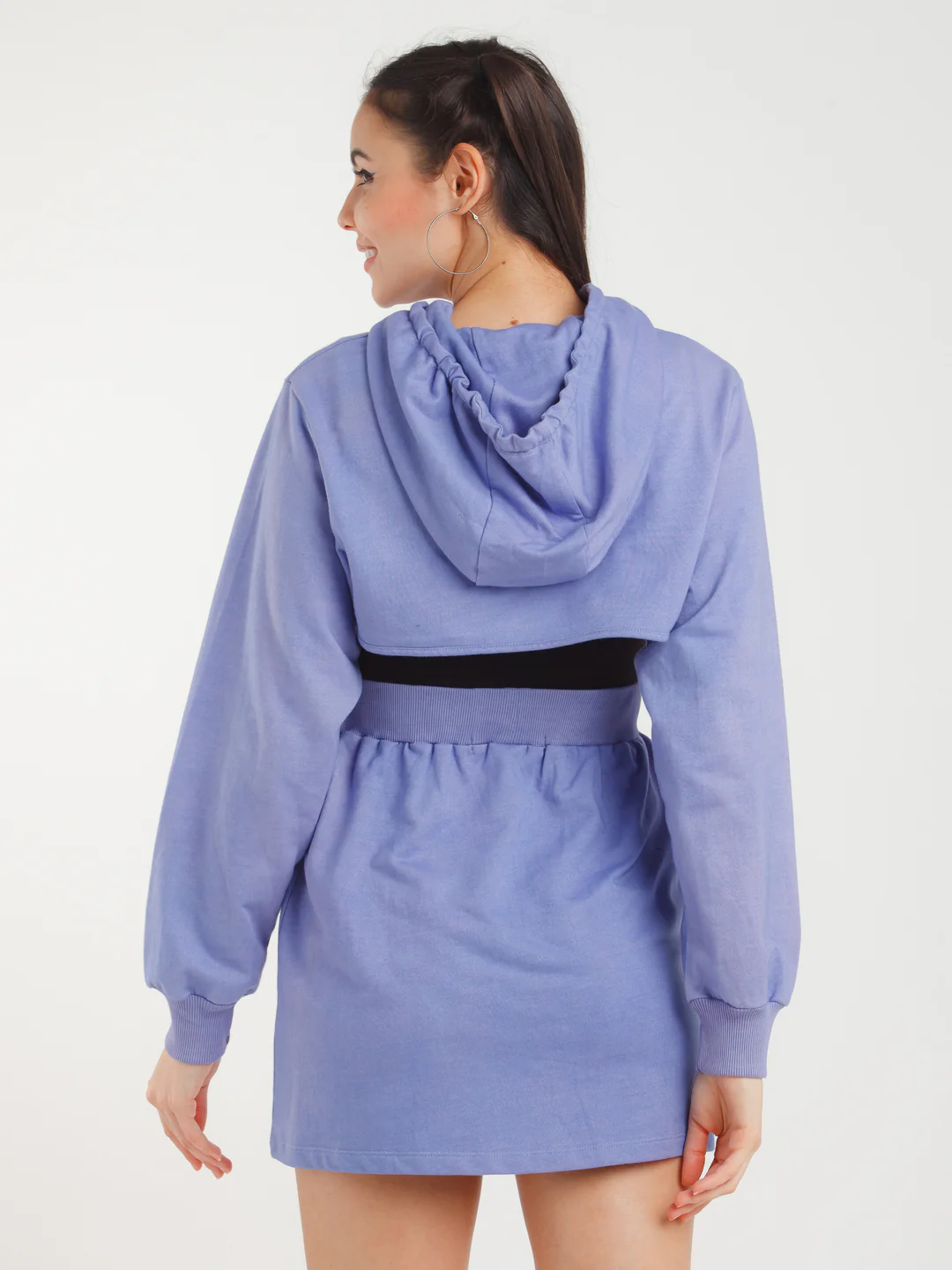 Purple Solid Co-ord Set - Image 4