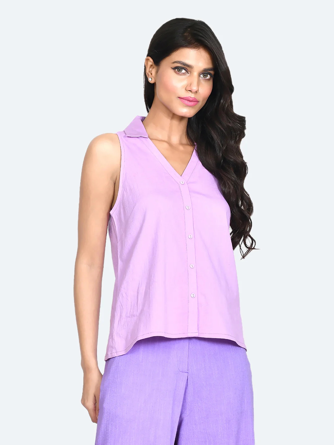 Purple Solid Top - Image 3
