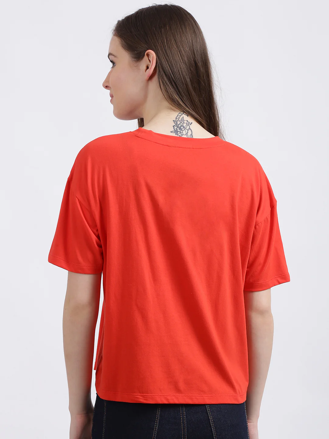 Red Graphic Regular T-Shirt - Image 4