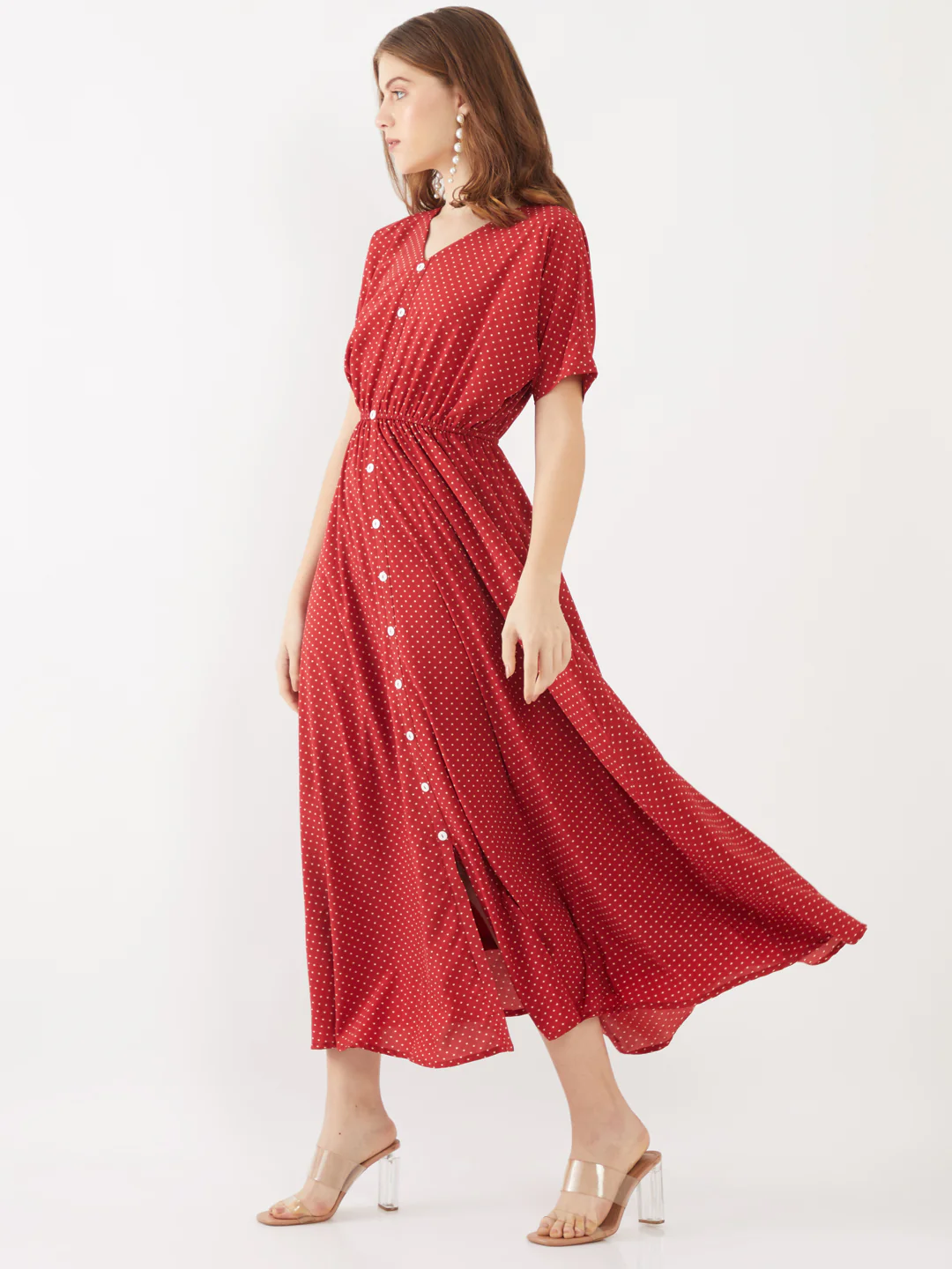 Red Polka Maxi - Image 3