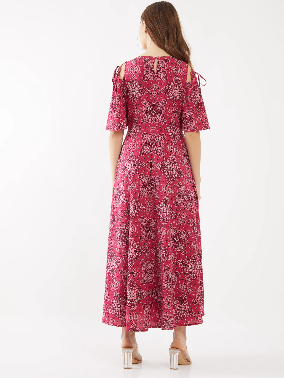 Red Printed Maxi - Image 4
