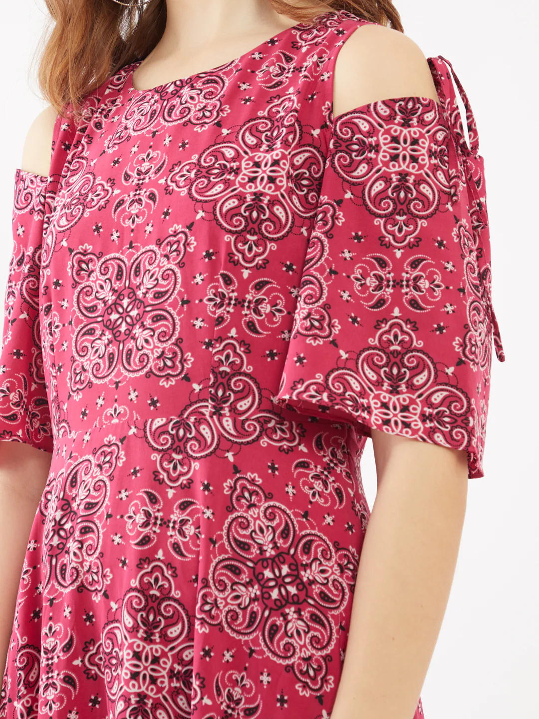 Red Printed Maxi - Image 5