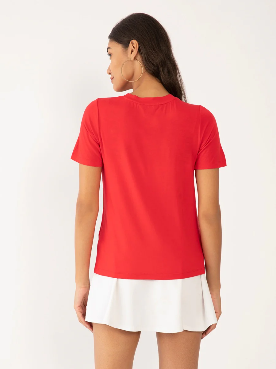 Red Printed T-Shirt - Image 4
