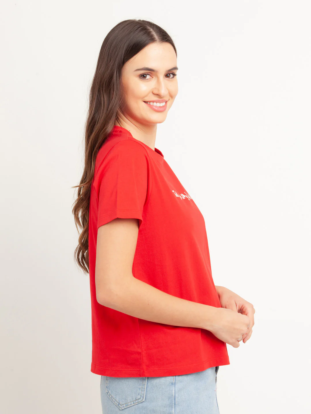 Red Printed T-Shirt - Image 3