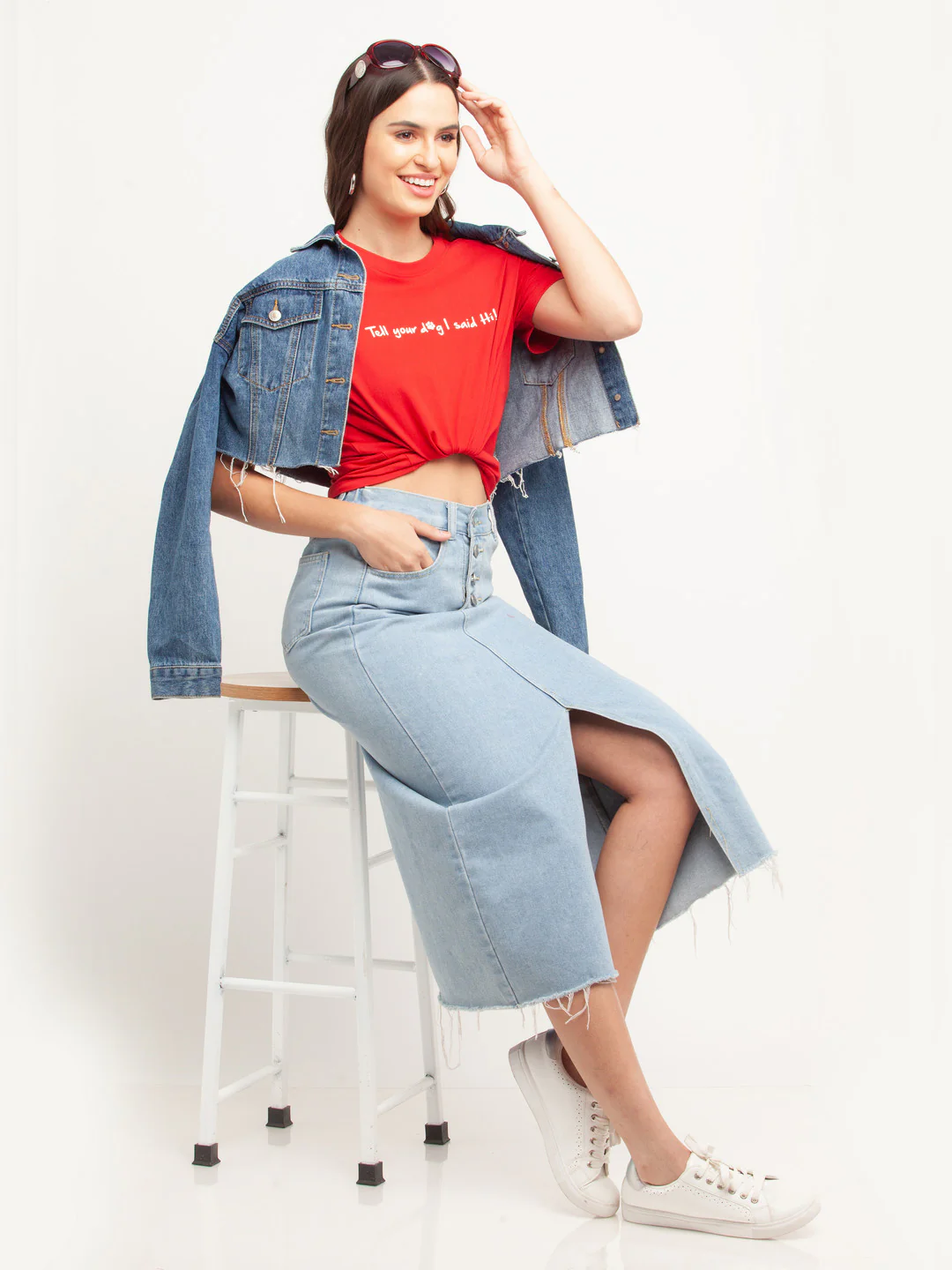Red Printed T-Shirt - Image 5