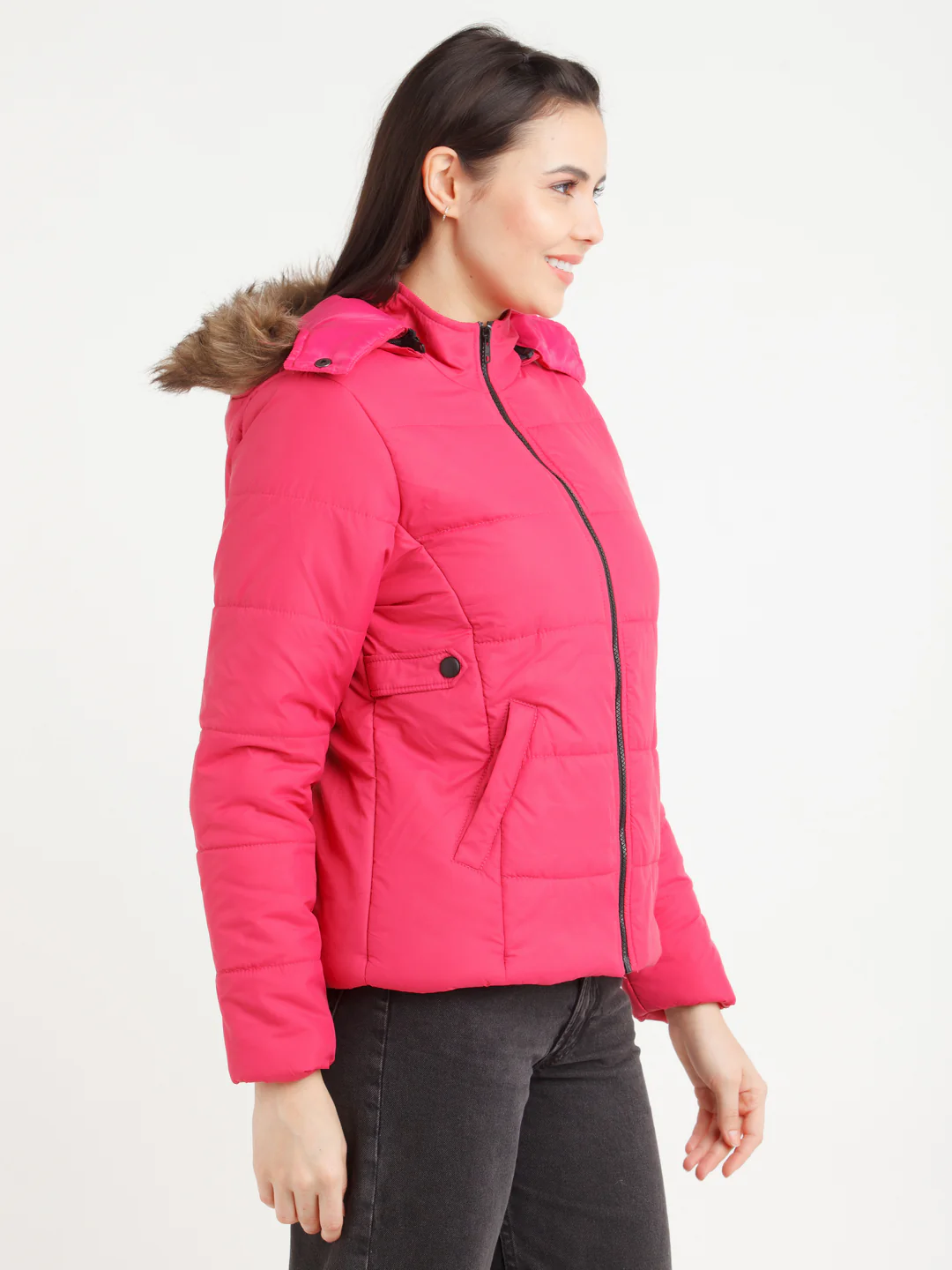Red Solid Jacket - Image 3