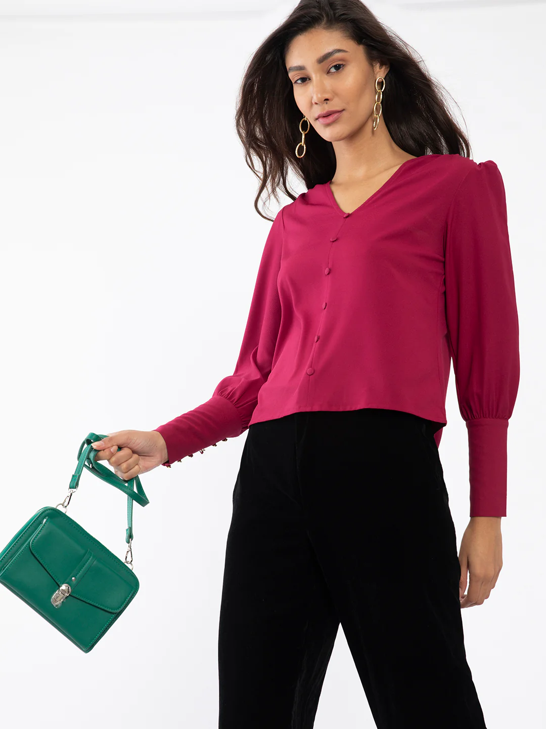Red Solid Top