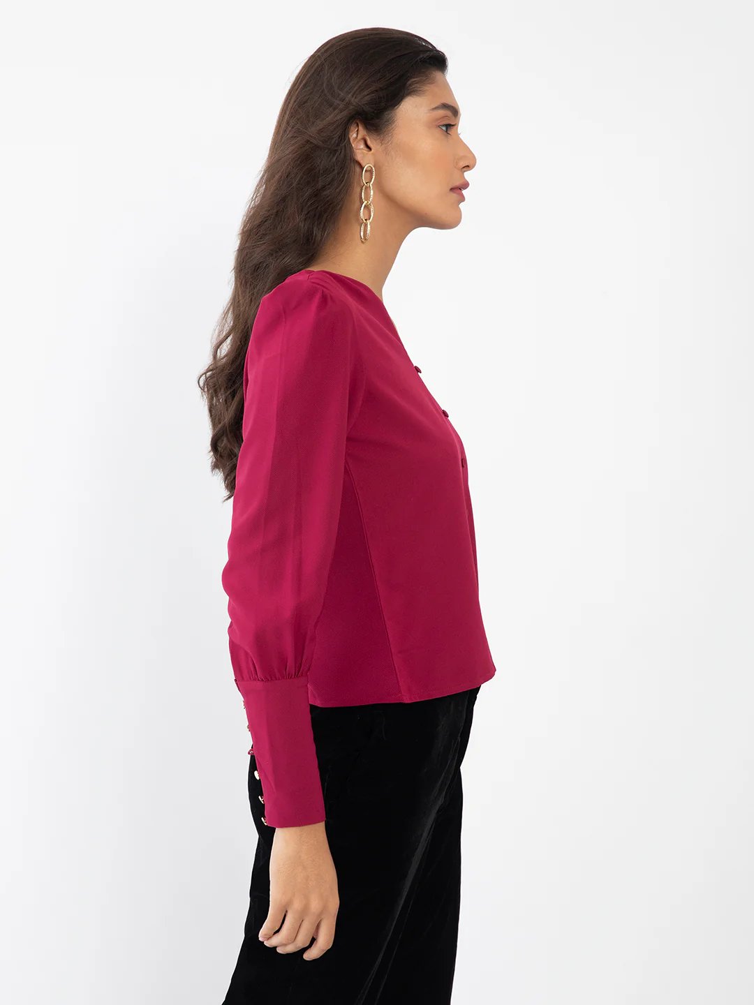 Red Solid Top - Image 4