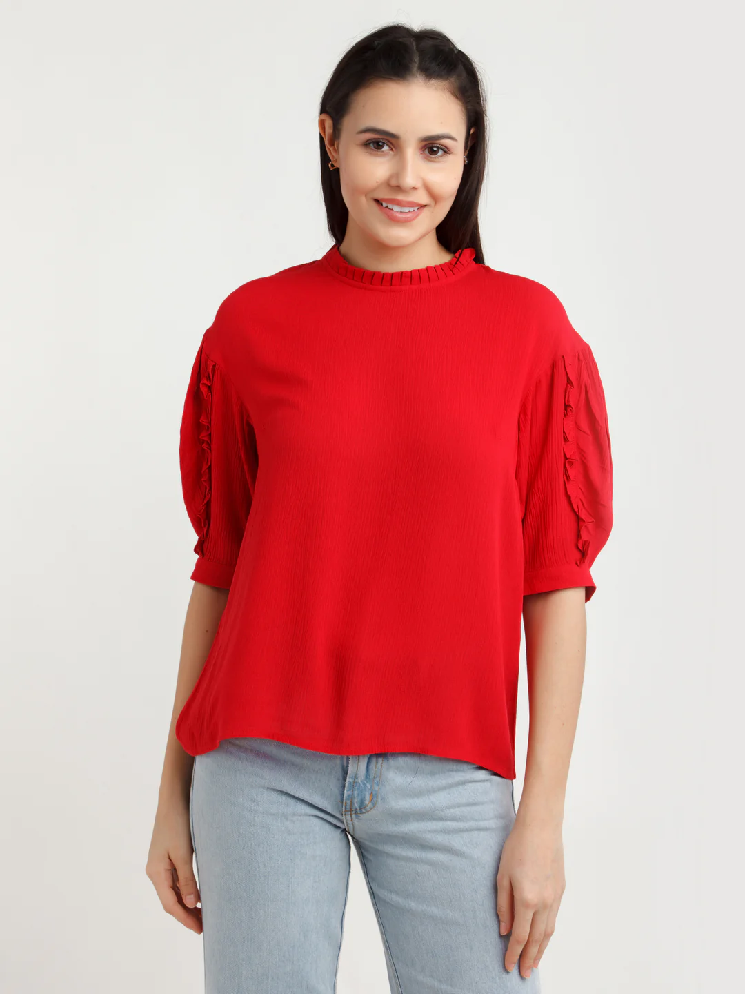 Red Solid Top - Image 2