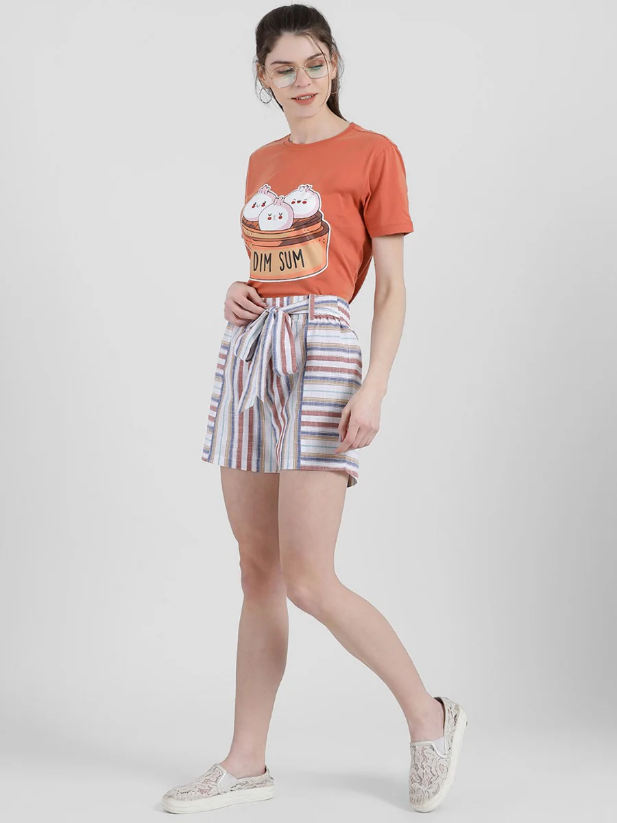 Peach Graphic T-Shirt - Image 4