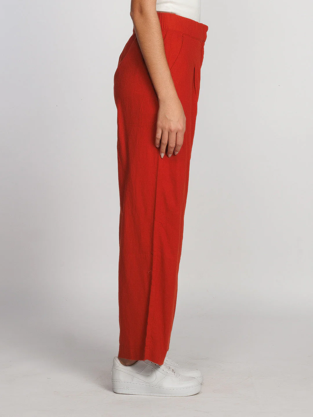 Rust Solid Regular Trouser - Image 3