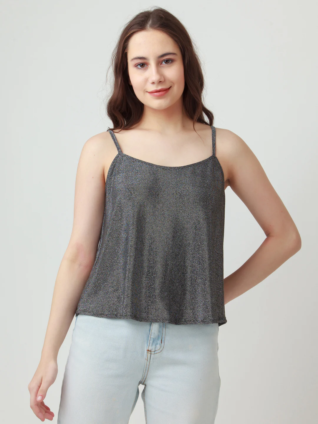 Silver Shimmer Top - Image 2