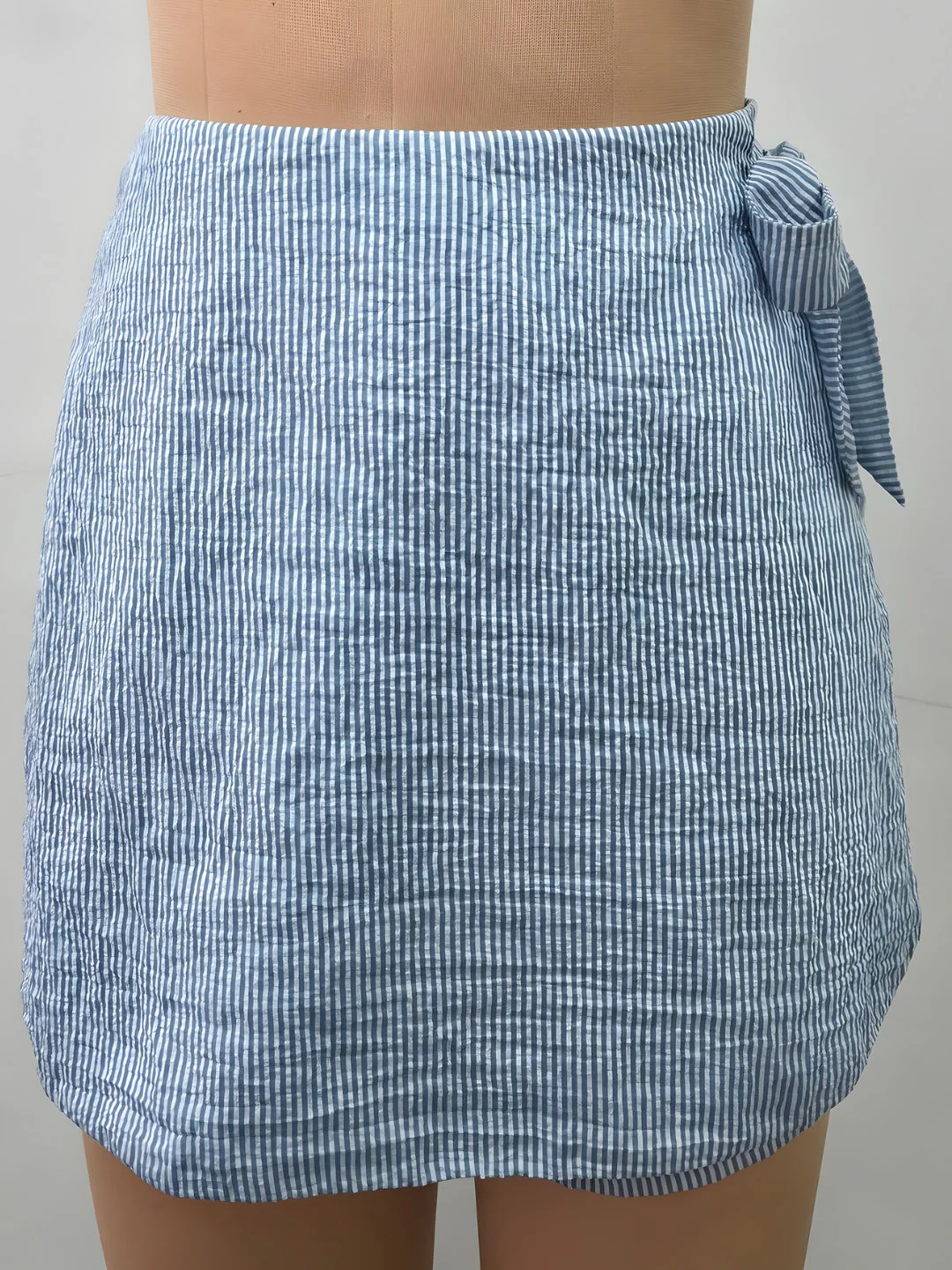 Blue Printed Skorts - Image 5