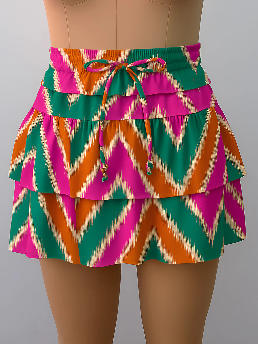 Pink Printed Skirts - Image 5
