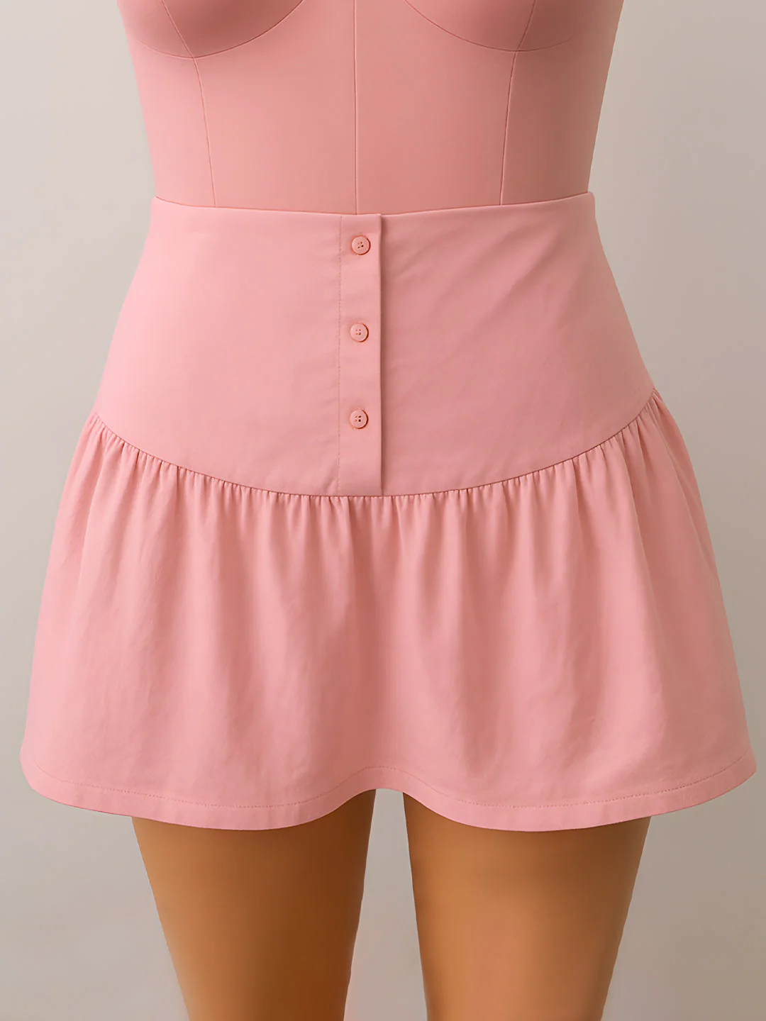 Pink Solid Skirts - Image 5