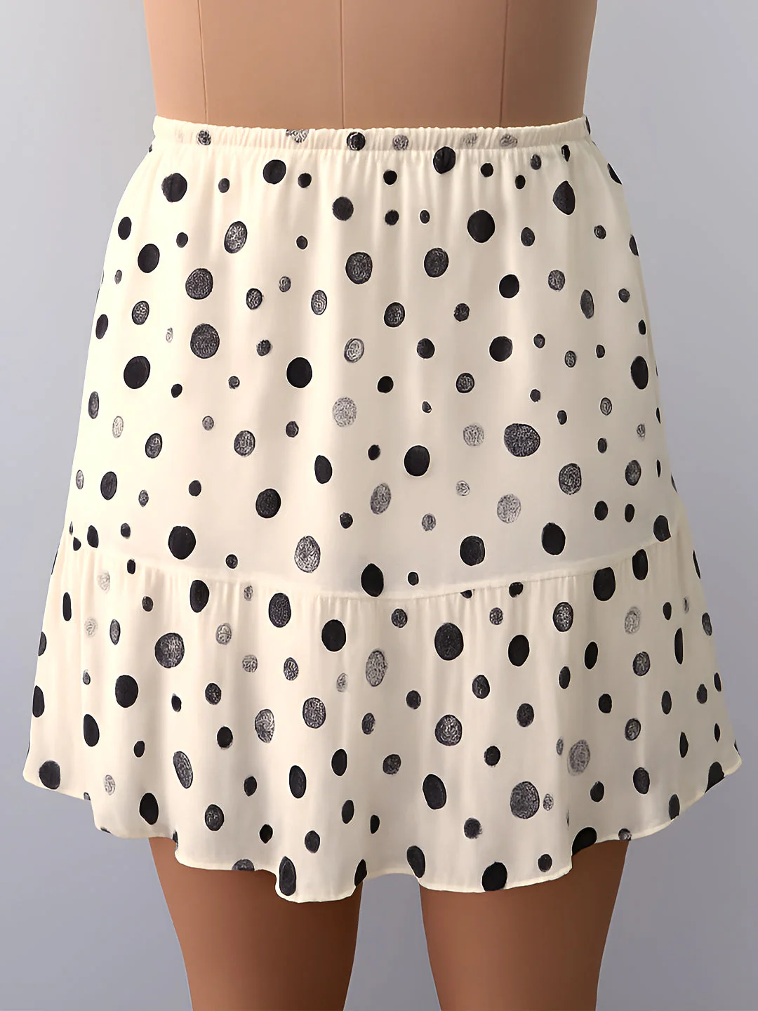 Off White Printed Skirts - Image 5