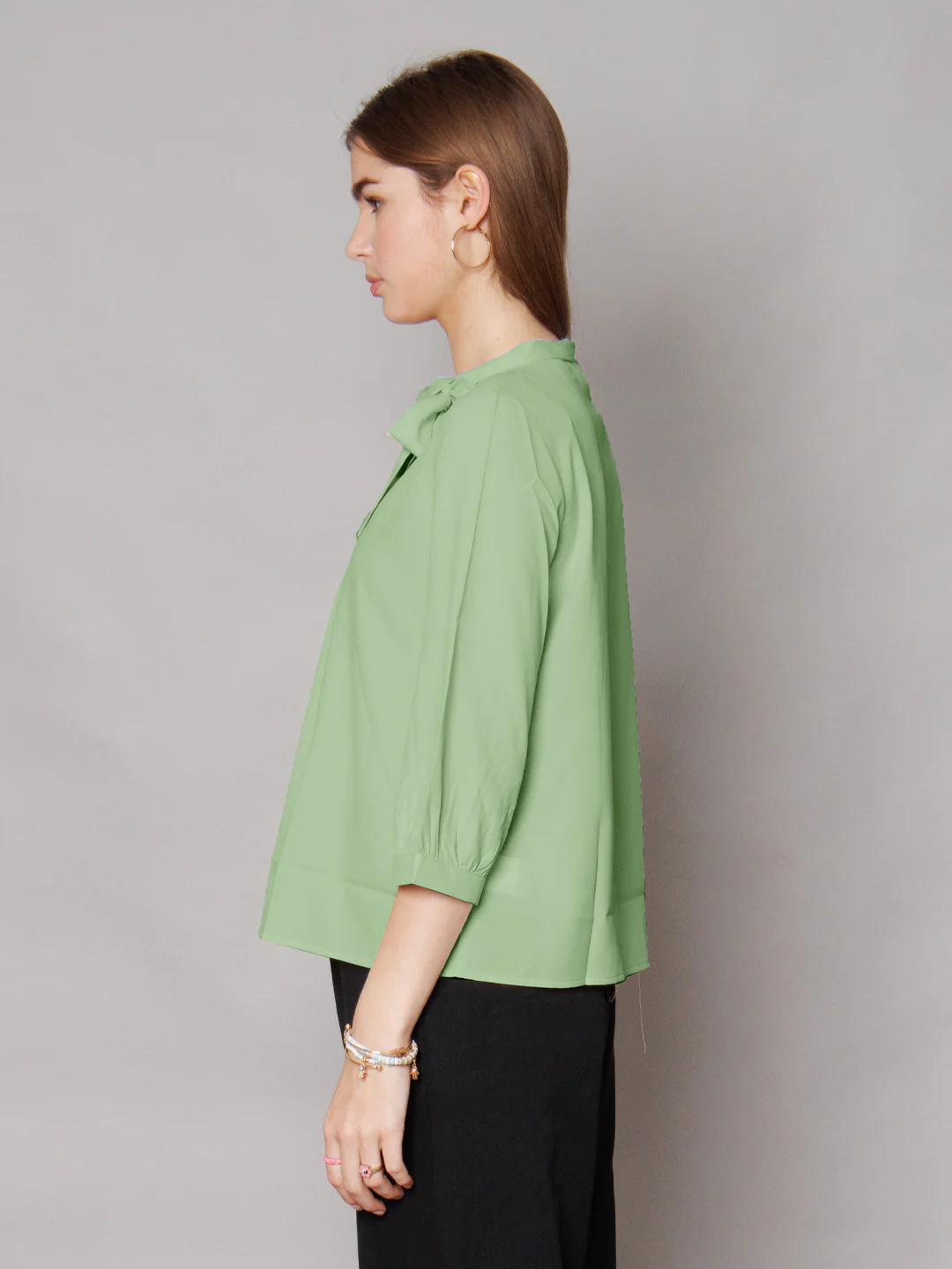 Solid Mint Regular Top - Image 3