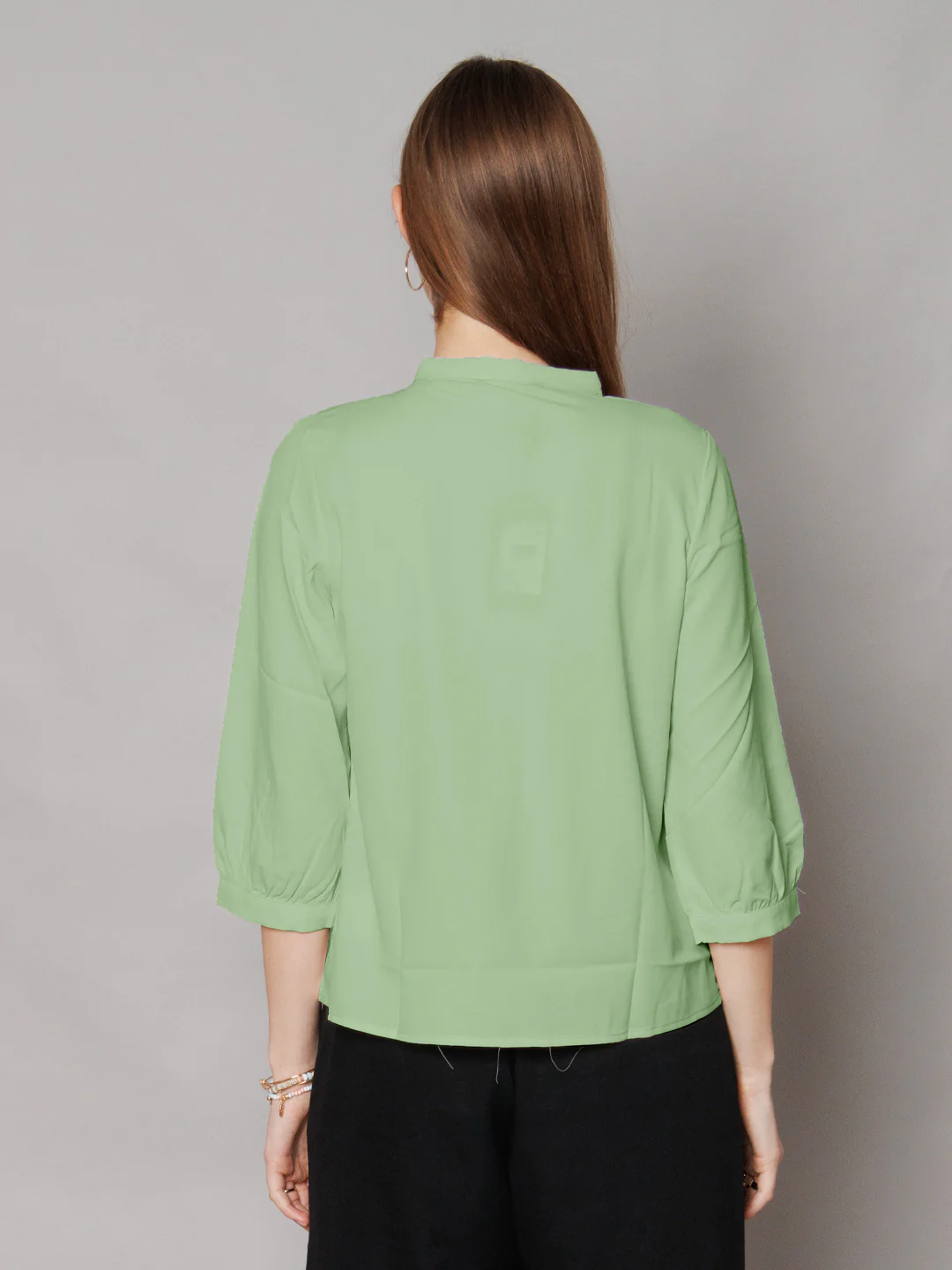 Solid Mint Regular Top - Image 4
