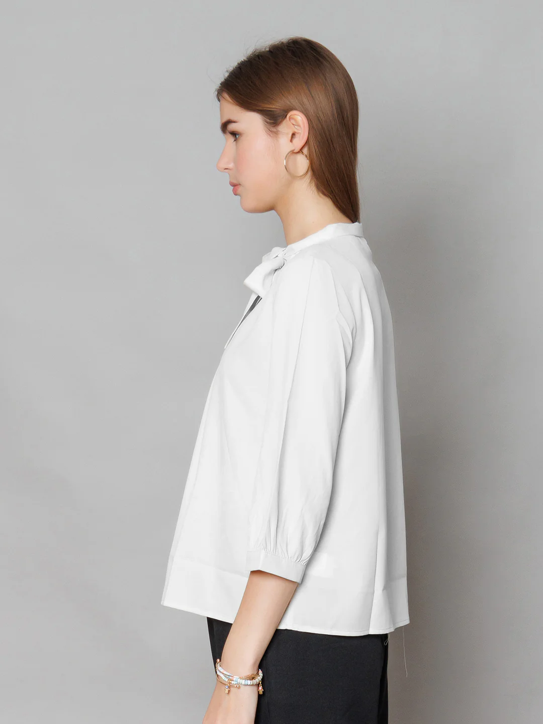 Solid White Regular Top - Image 3