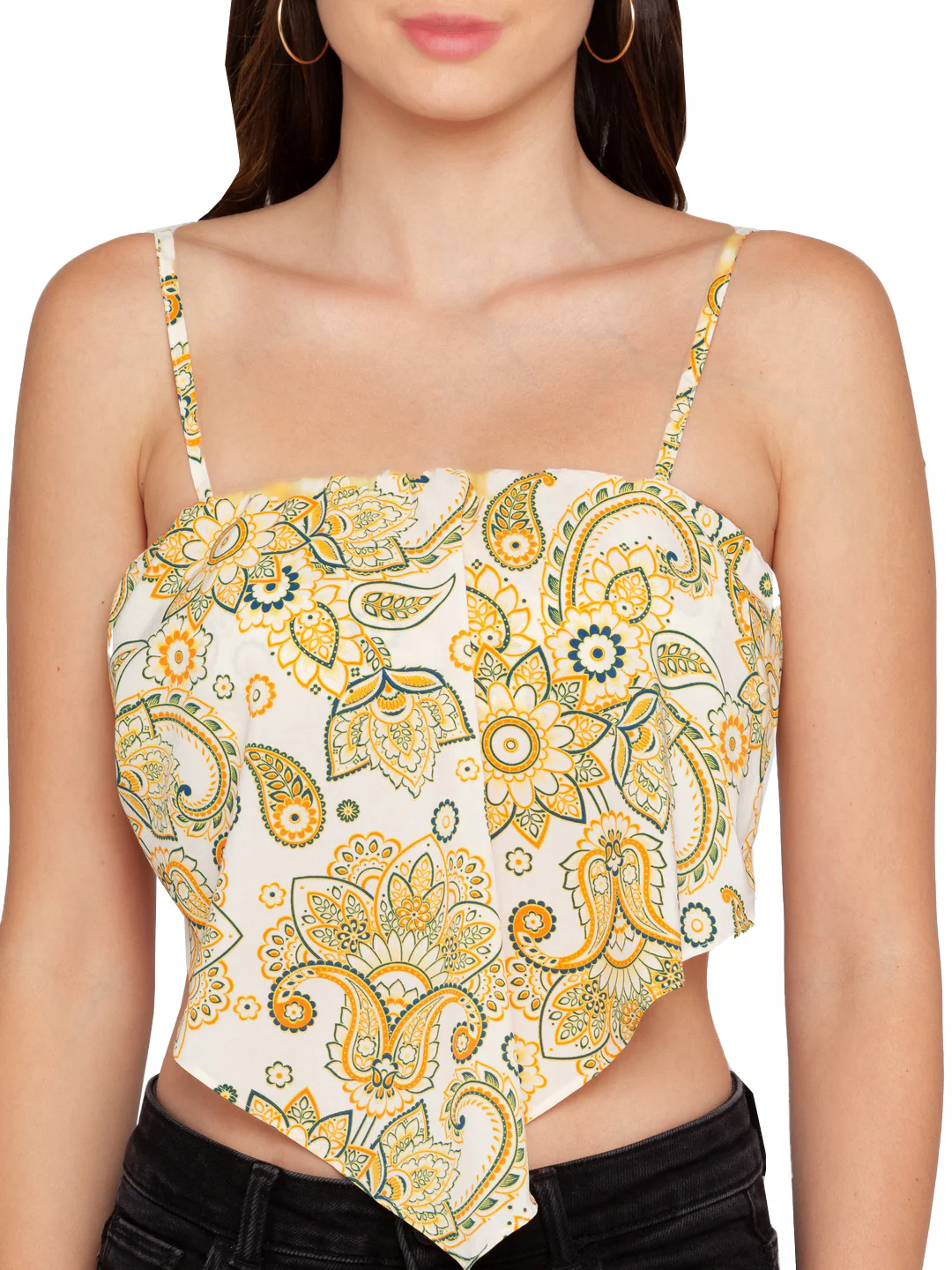 Beach Printed Strappy Top - Image 3