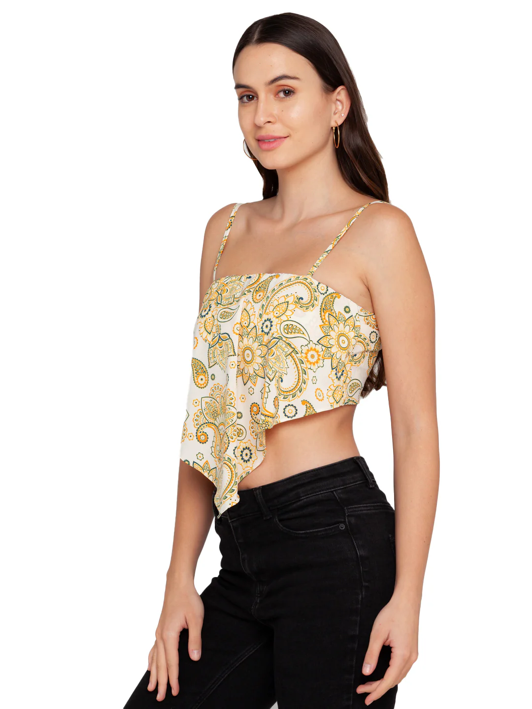 Beach Printed Strappy Top - Image 5