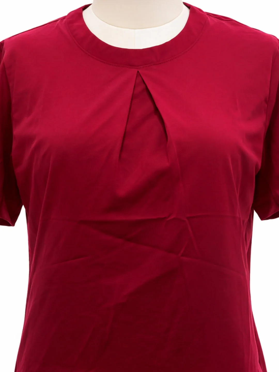 Red Plain Short Top - Image 5