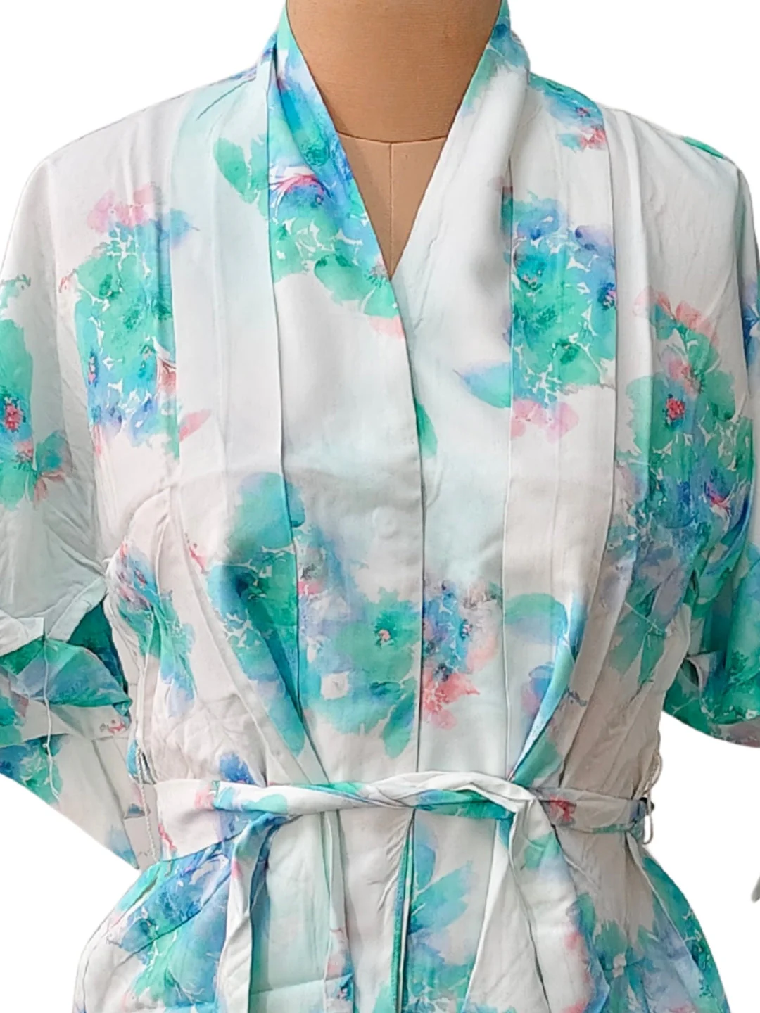 Blue Floral Short Top - Image 5