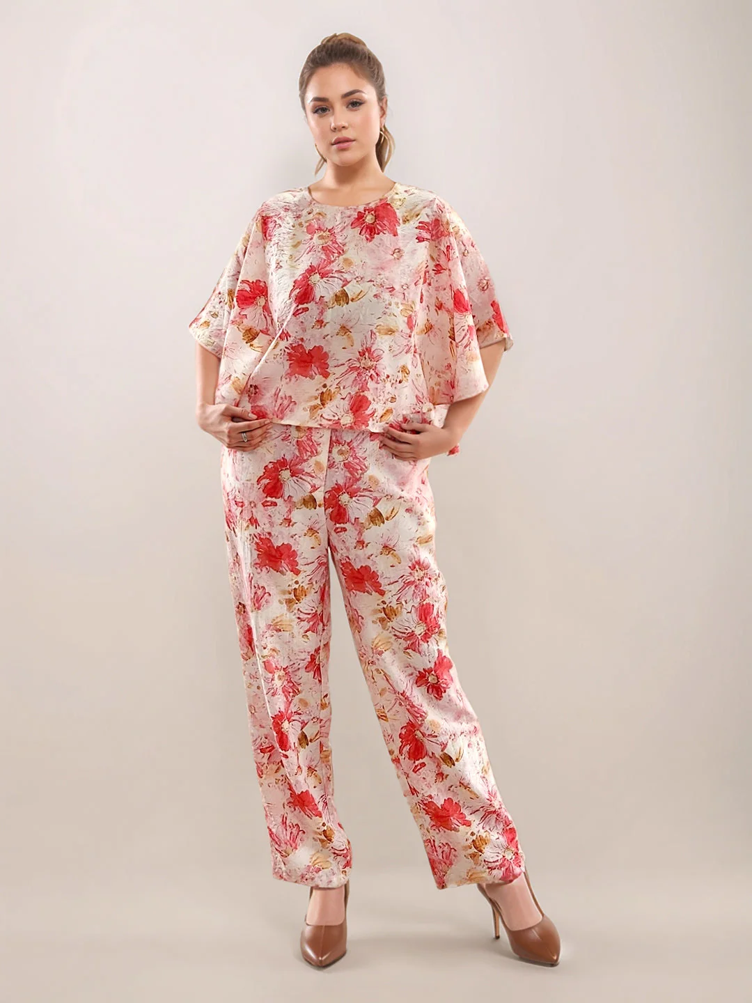Zink London Women's Multi Floral Top - Image 2