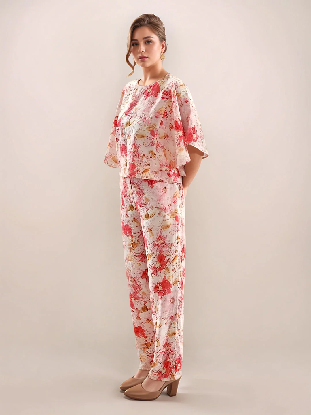 Zink London Women's Multi Floral Top - Image 3