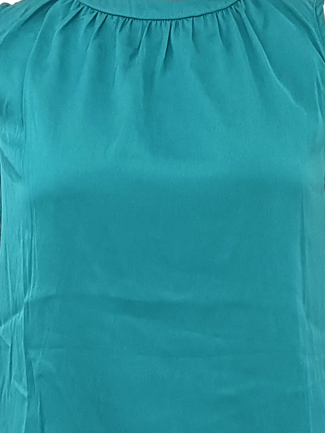 Zink London Women's GREEN Plain Top - Image 6