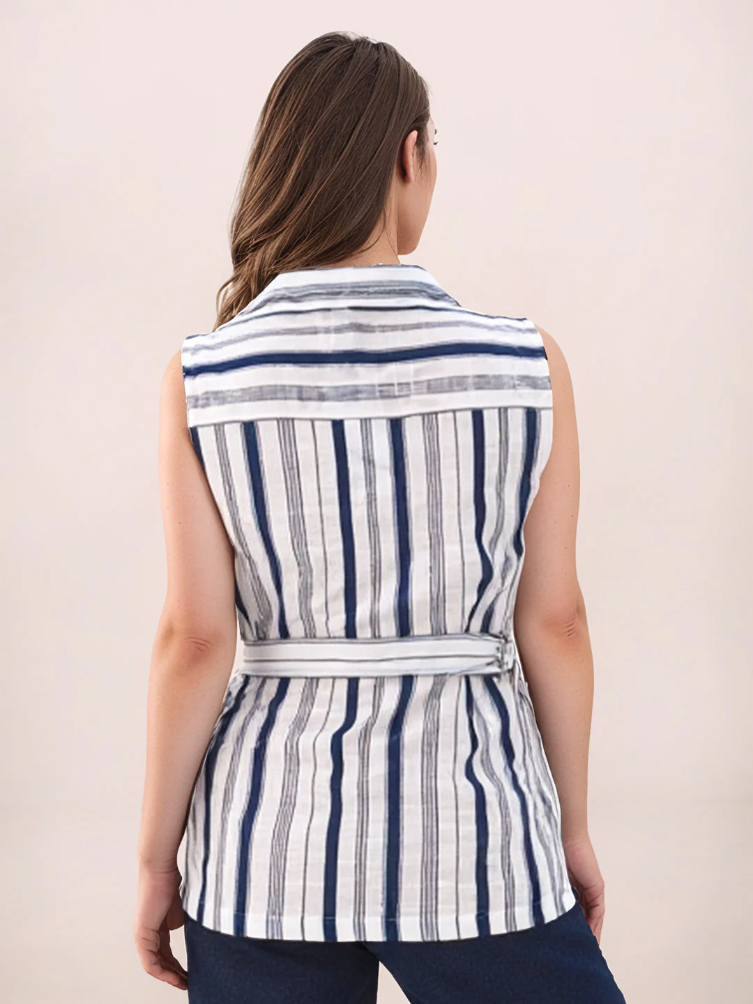 Zink London Women's Multi Stripes Top - Image 4