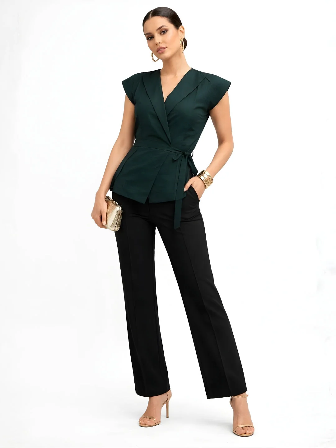 GREEN Plain Top