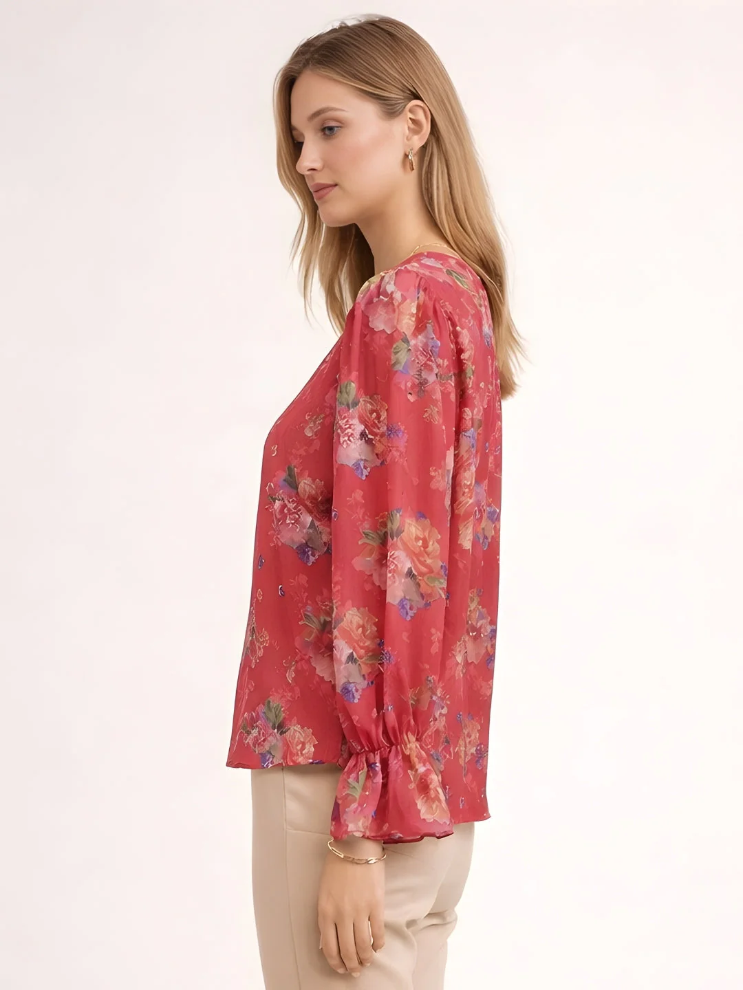 Multi Floral Top - Image 3