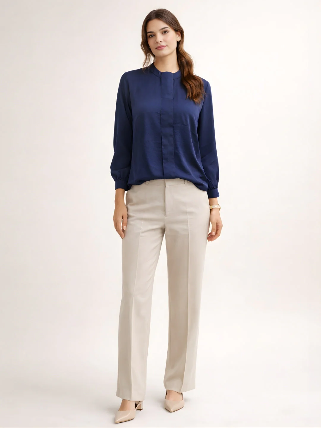 Blue Solid Top - Image 6