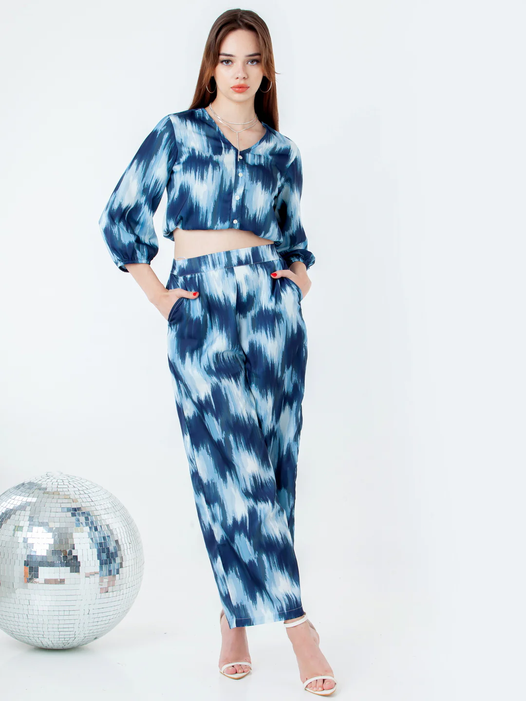 Abstract Printed Co-Ord Set - Image 5