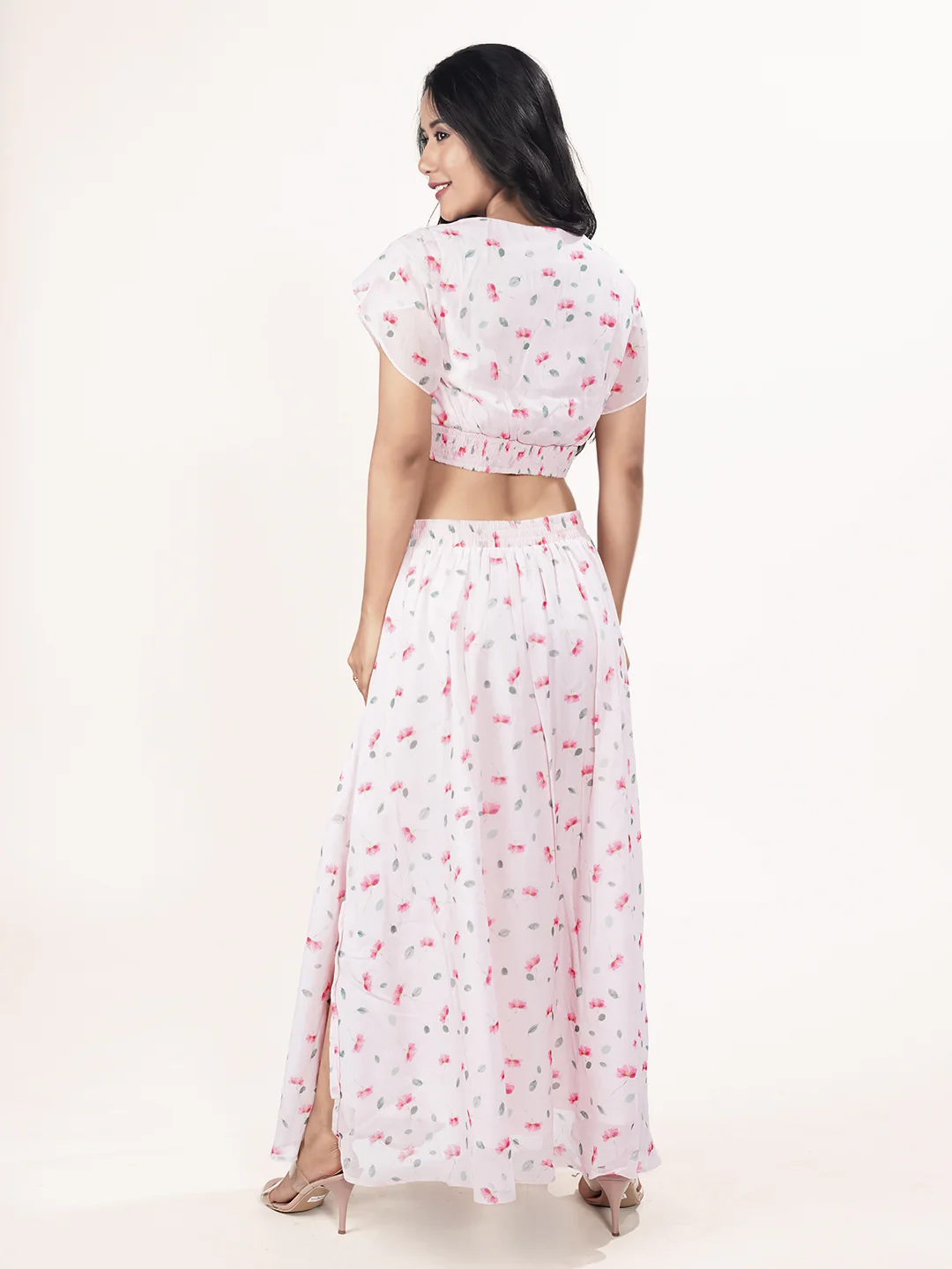 Pink Floral Co-Ord Set - Image 4