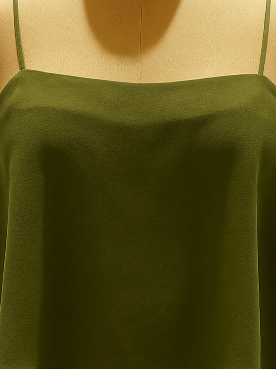 Green Solid Sleeveless Top - Image 5