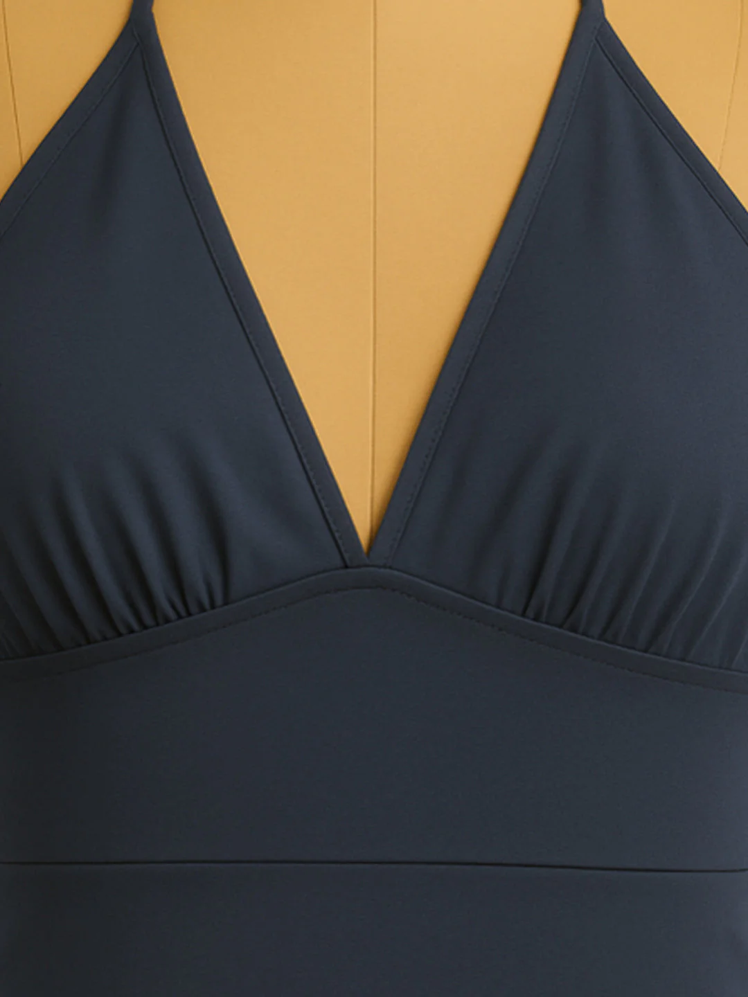 Navy Solid Sleeveless Top - Image 5