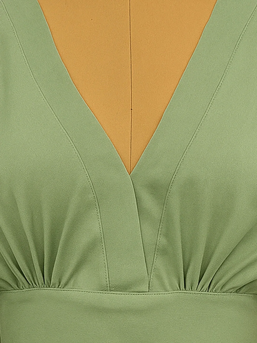 Teal Solid Half Sleeves Top - Image 5