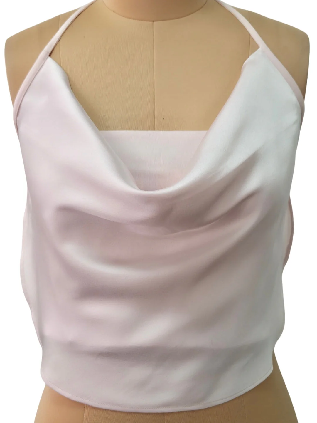 Pink Solid Sleeveless Top - Image 5