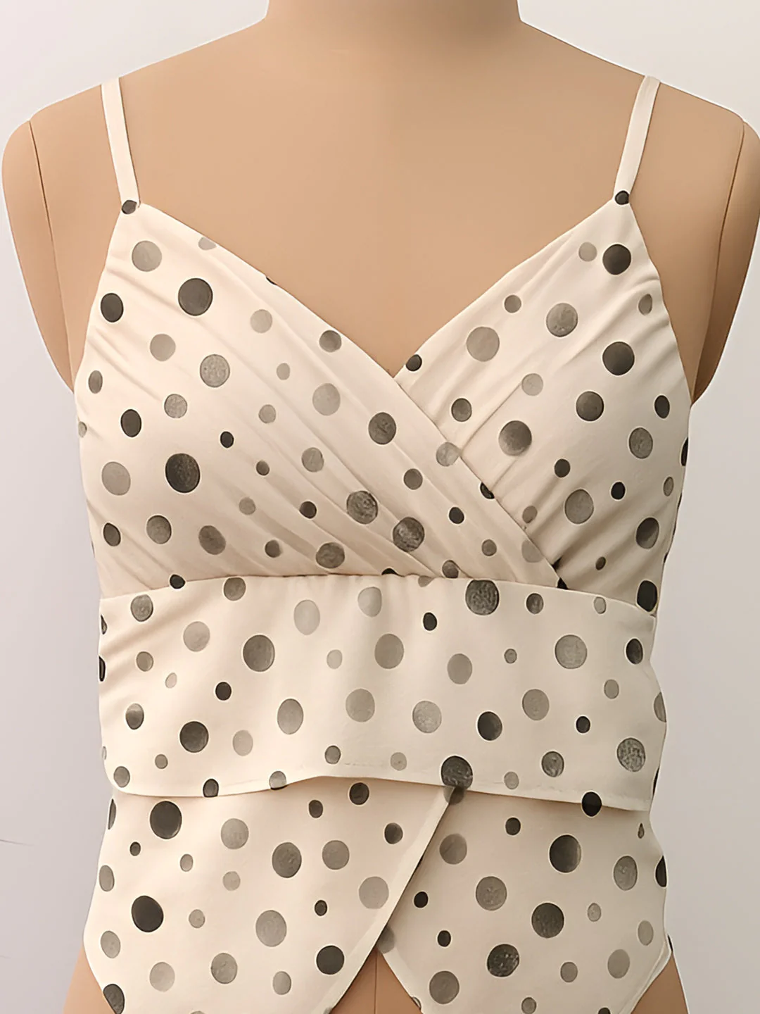 Off White Polka Dot Top - Image 5
