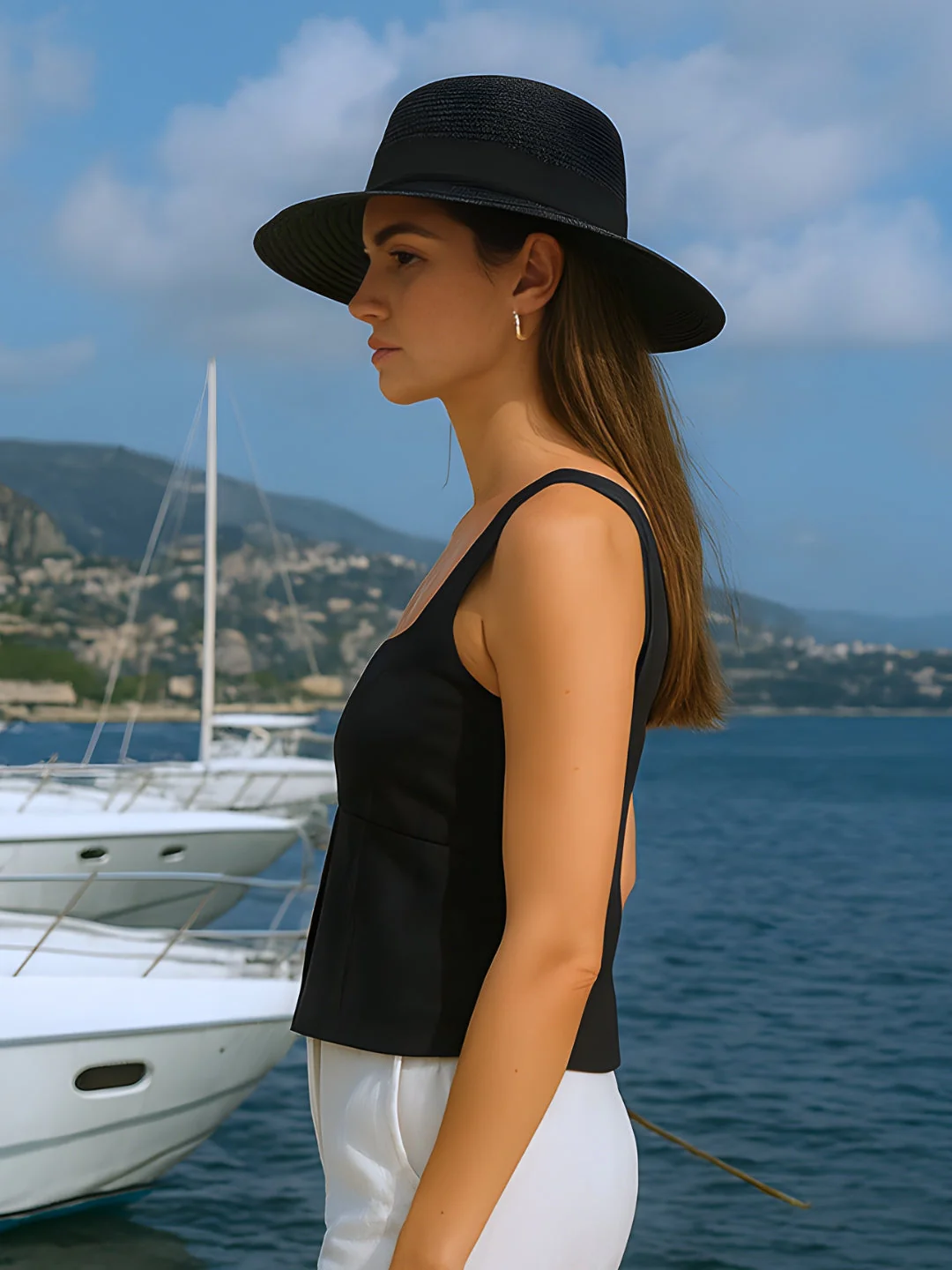 Black Solid Top - Image 3