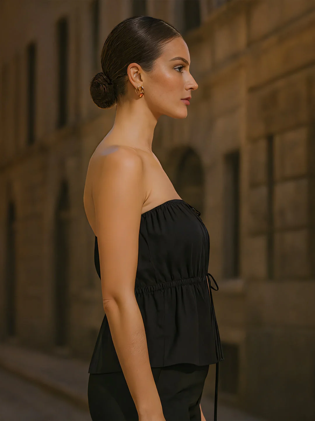 Black Solid Top - Image 3