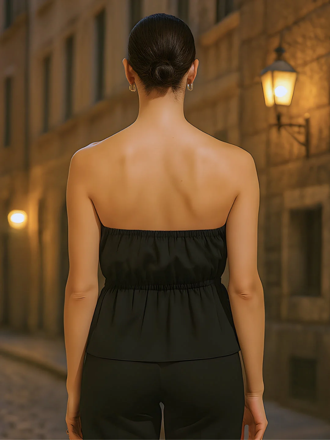 Black Solid Top - Image 4