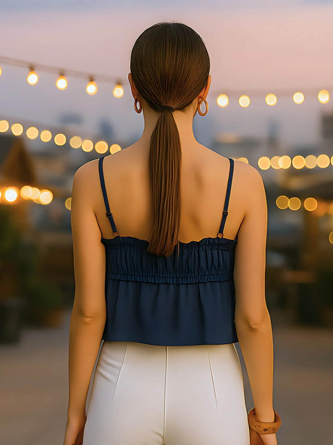 Navy Solid Top - Image 4