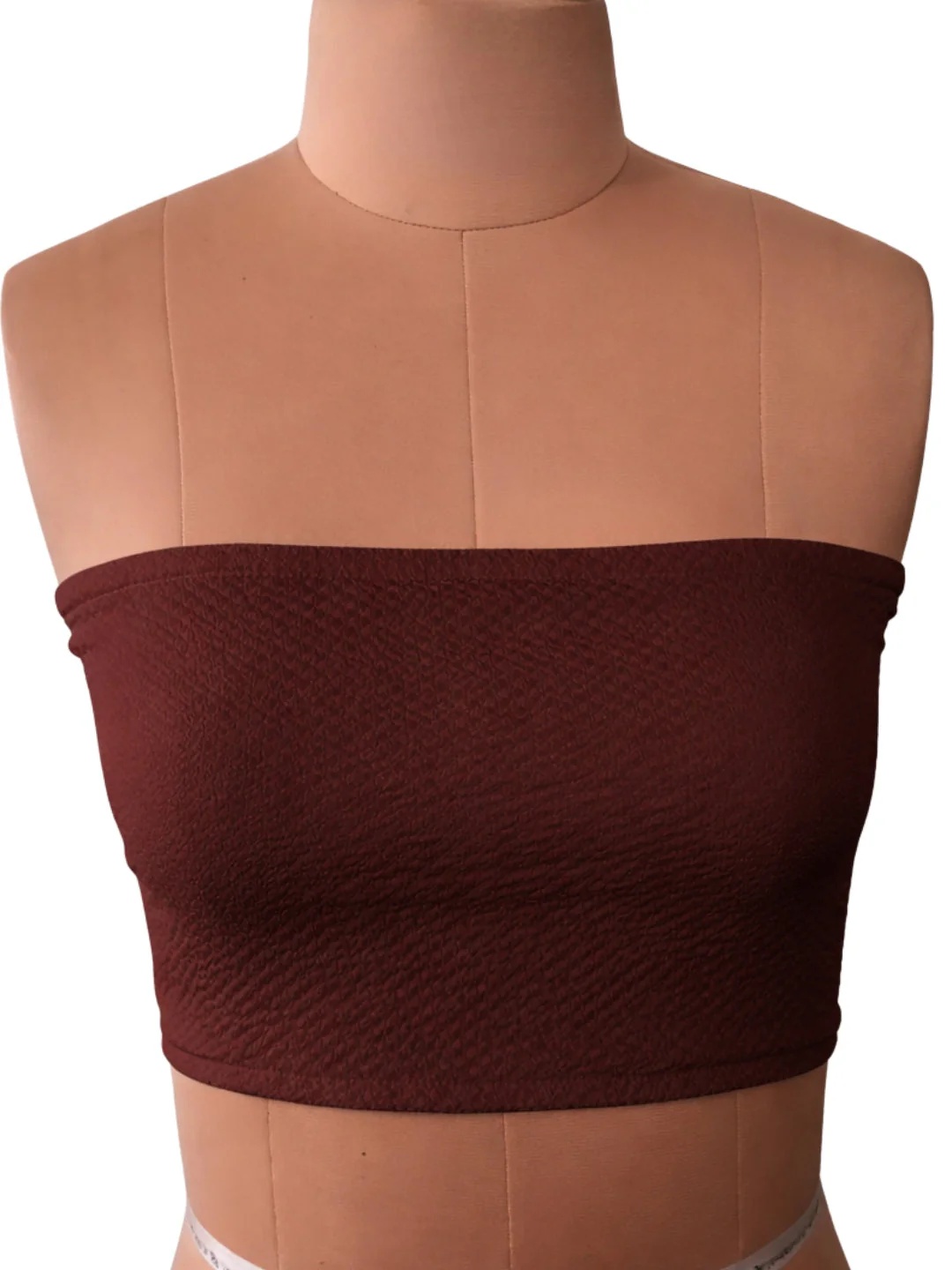 don't be basic Brown Solid Sleeveless Top - Image 5